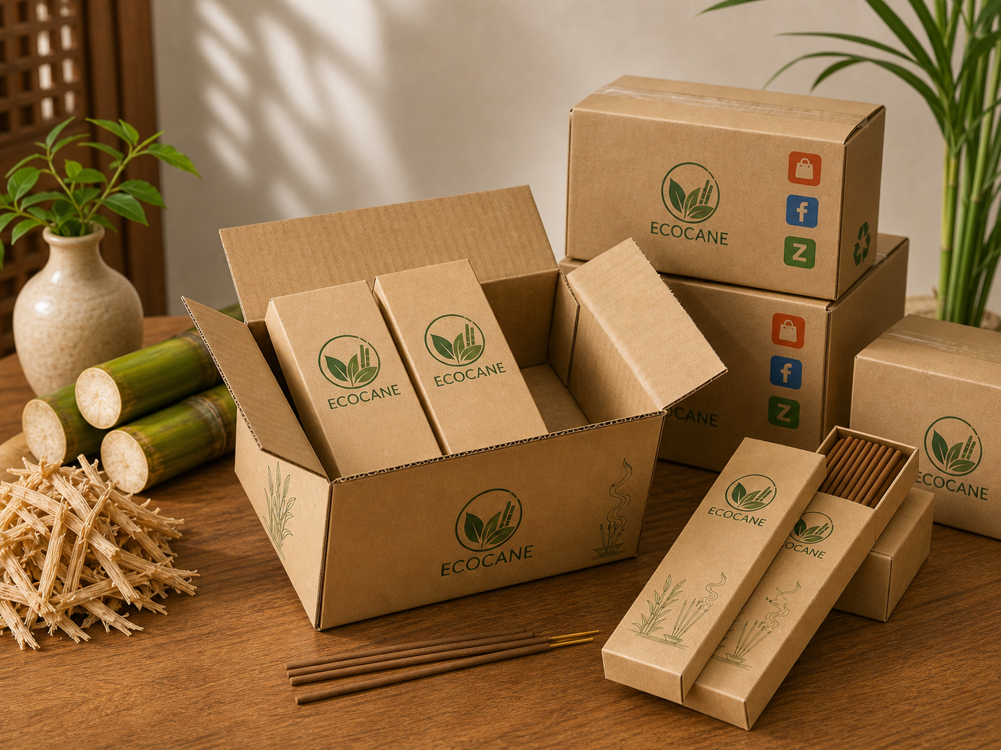 Đóng gói phân phối EcoCane