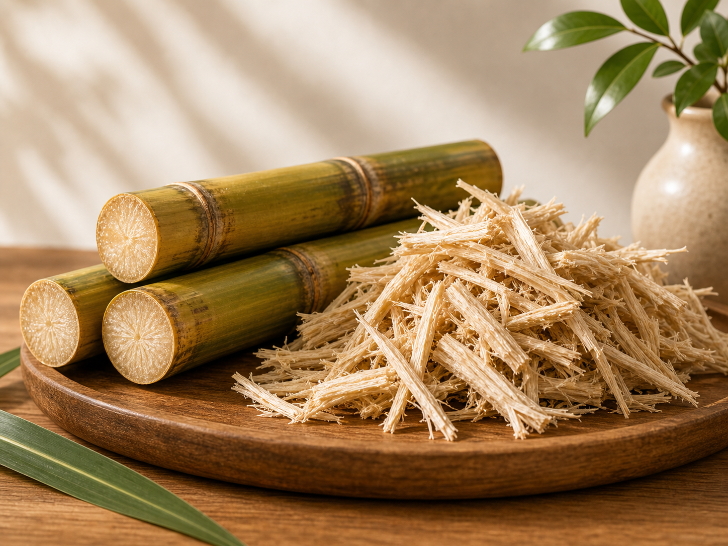 Bã mía và mía nguyên liệu